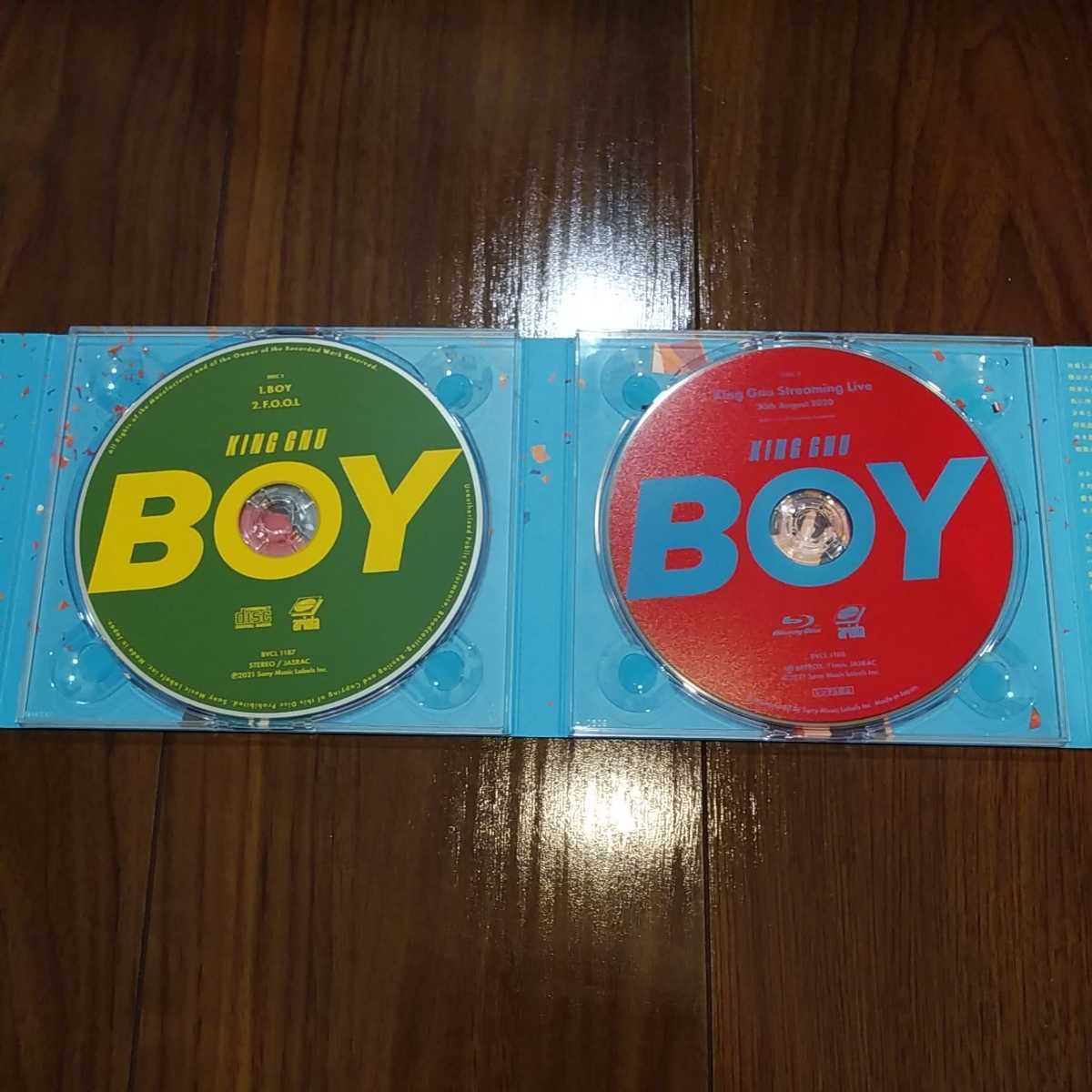 送料無料】KING GNU CDシングル+Blu-ray BOY F.O.O.L 初回生産限定盤