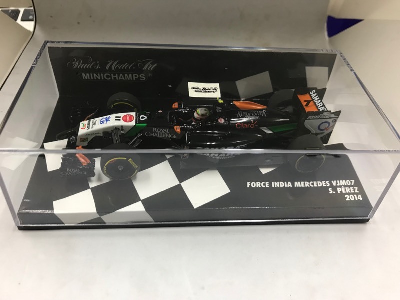 即決 PMA ミニチャンプス製 1/43 フォースインディア VJM05 メルセデス