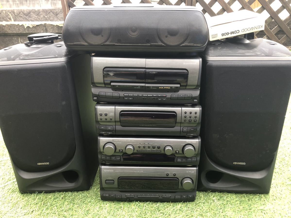 KENWOOD ケンウッド システムコンポ ALLORA XJ7M ジャンク品 付属