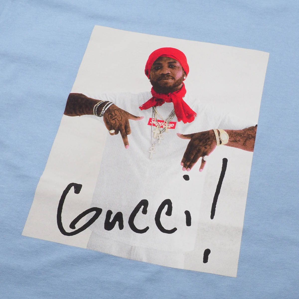 Supreme - Gucci Mane Tee 水色M シュプリーム - グッチ メイン ティー  
