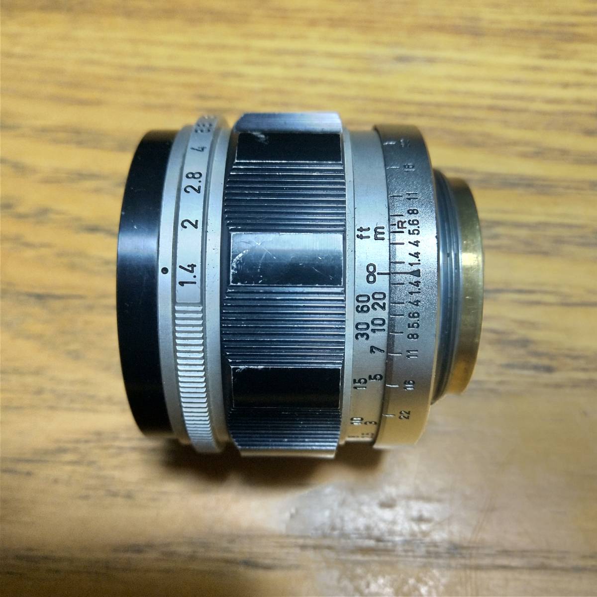 良品中古】☆CANON LENS 50mm F1.4 L39 ライカLマウント(フード付き