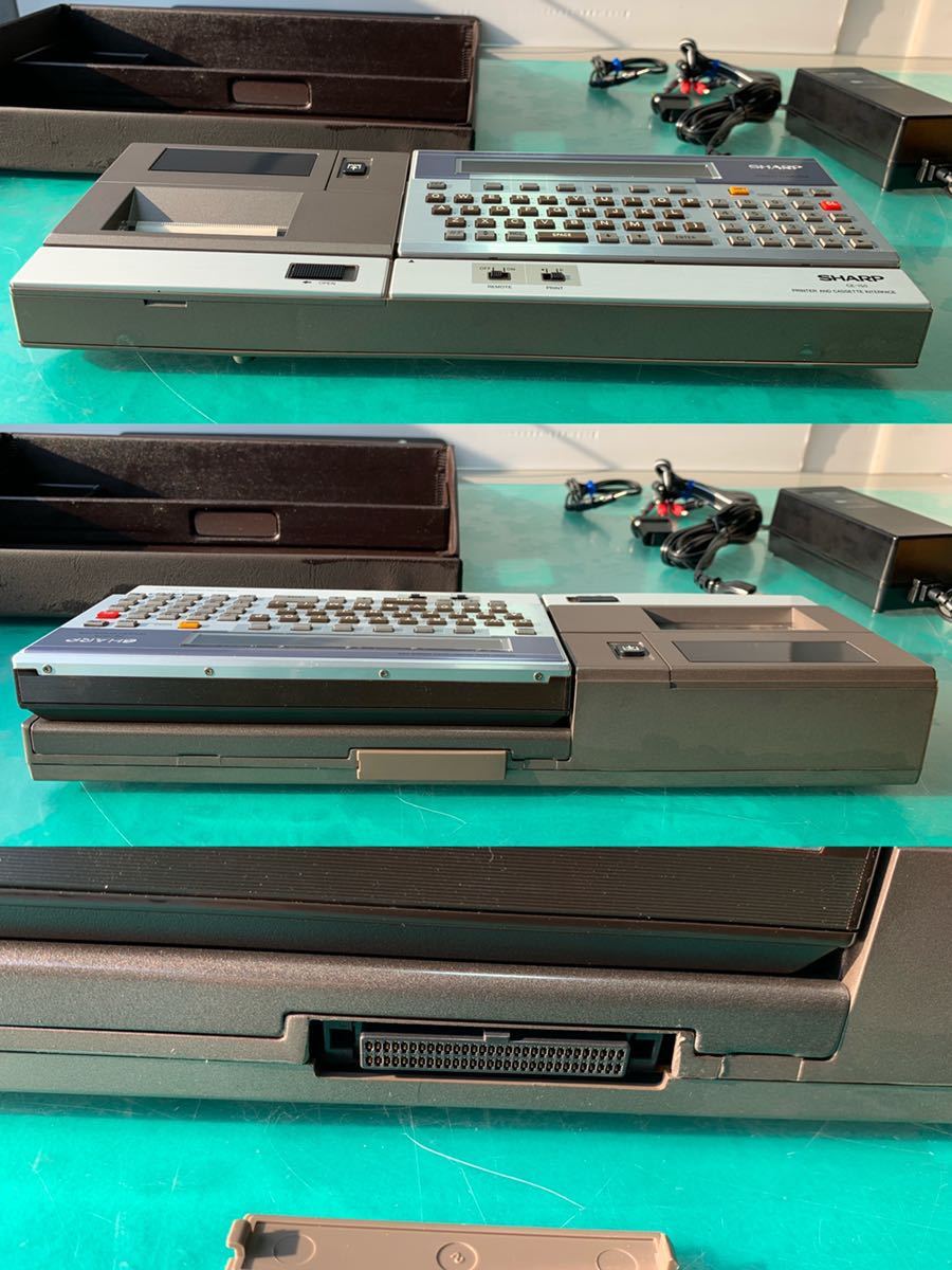 Yahoo!オークション PC-1500 CE-150 ポケコン Sharp SHARP ce-150」の