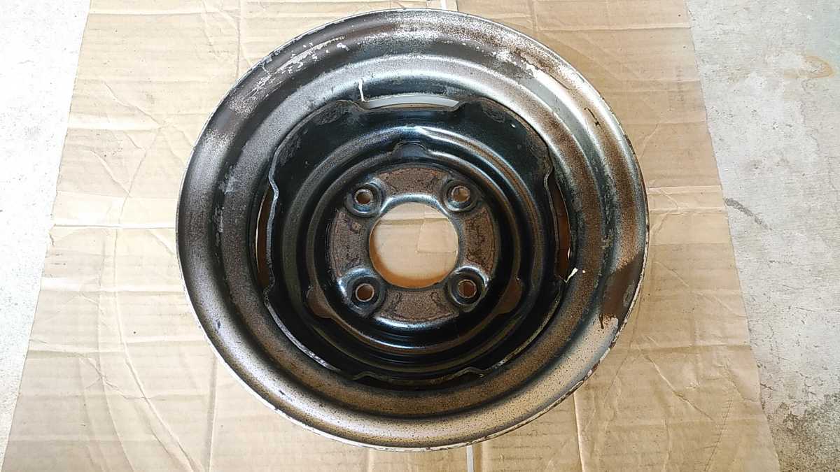 ローバーミニ用10インチ スチールホイール 3.5x10+24 4H/101.6 