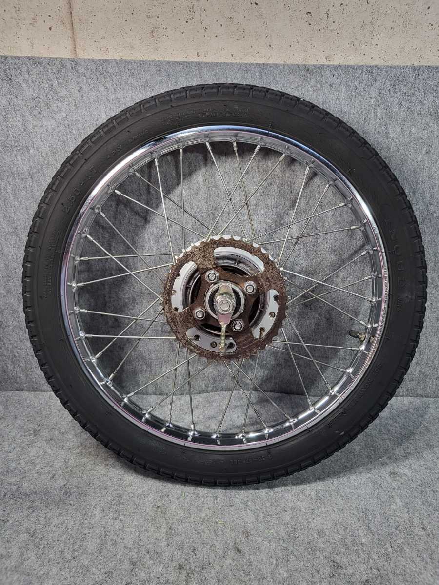 中古品 ホンダ スーパーカブ 17インチ ホイール タイヤ 前後 セット