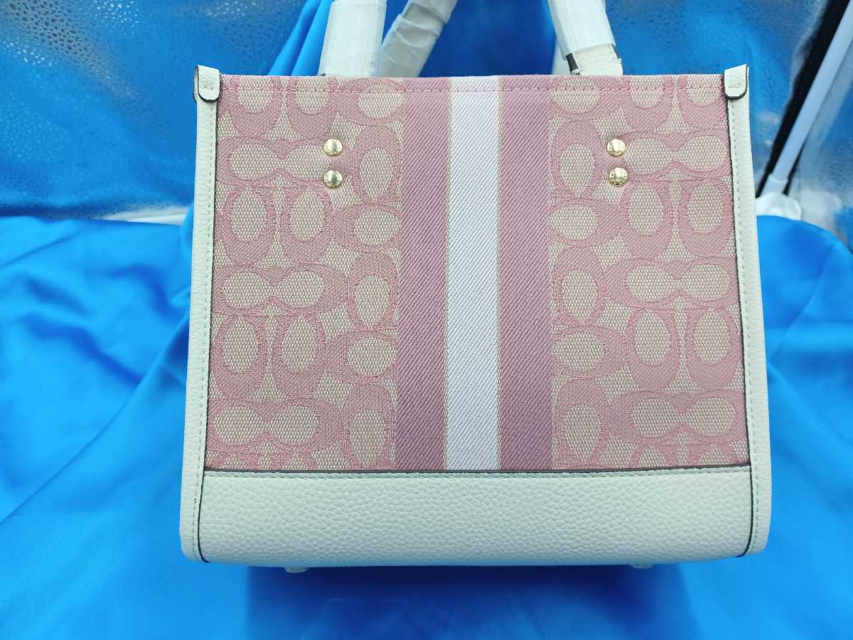 COACH コーチ アウトレット正規品 ピンク×オフホワイト ミニトート 