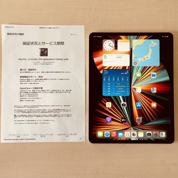 iPad pro 12.9 128GB 第5世代 wifi + cellular シルバー Pro iPad 12.9