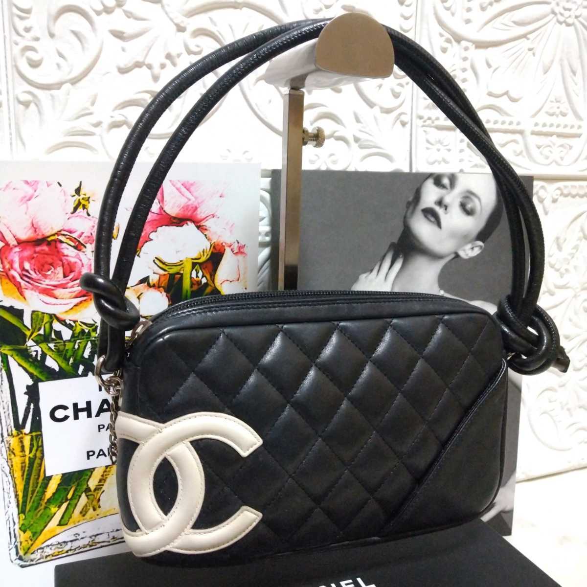 CHANEL カンボンライン アクセサリーポーチ ショルダーバッグ ミニ 