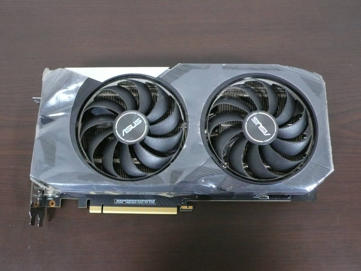動作確認済】ASUS DUAL-RTX3070-8G SSDとグラボが合体、背面にM.2
