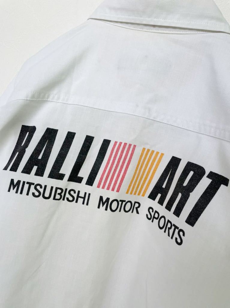 レア】 三菱ラリーアート MITSUBISHI MOTORS RALLIART 長袖シャツ
