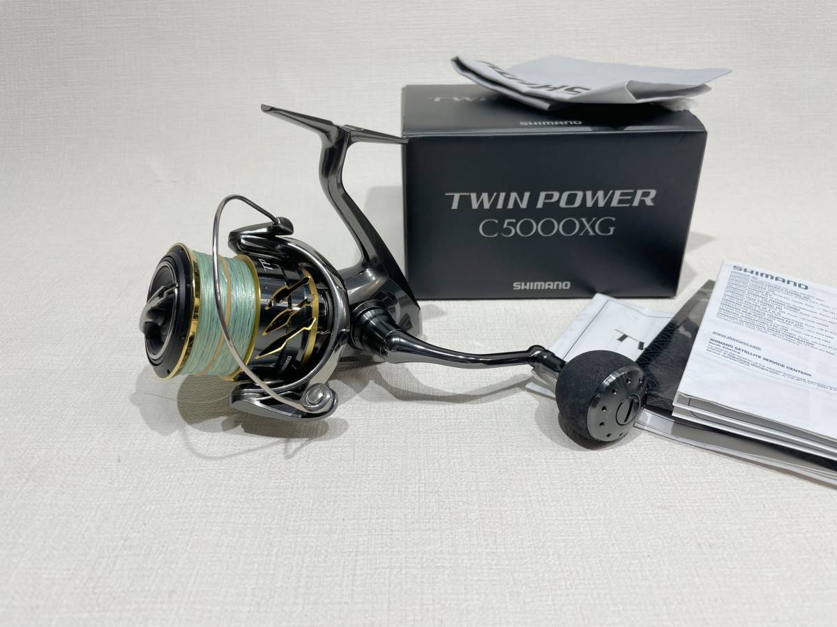 美品 シマノ 20 ツインパワー C5000XG スピニングリール SHIMANO TWIN