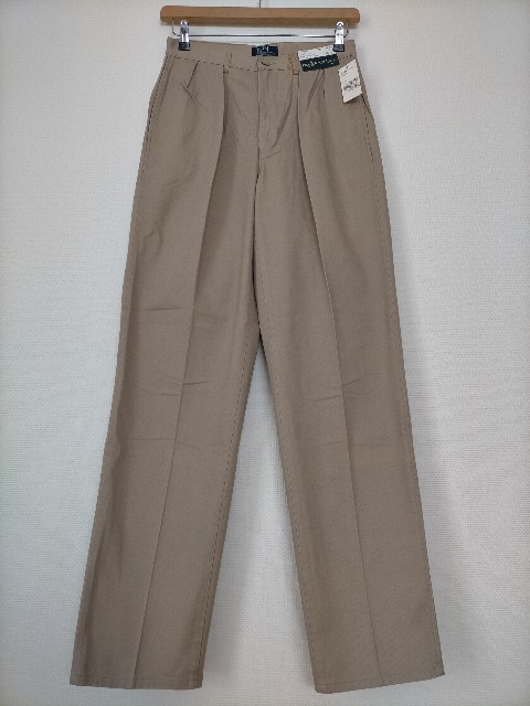新品 デッドストック 90s ビンテージ USA製 POLO RALPH LAUREN POLO CHINO ポロラルフローレン 2タック チノパンツ CLASSIC PANT W30L34 デッドストック 90s 新品 by ポロラルフローレン スイングトップ