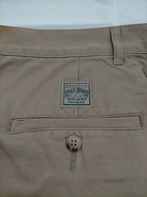 新品 デッドストック 90s ビンテージ USA製 POLO RALPH LAUREN POLO CHINO ポロラルフローレン 2タック チノパンツ CLASSIC PANT W30L34 デッドストック 90s 新品 by ポロラルフローレン スイングトップ