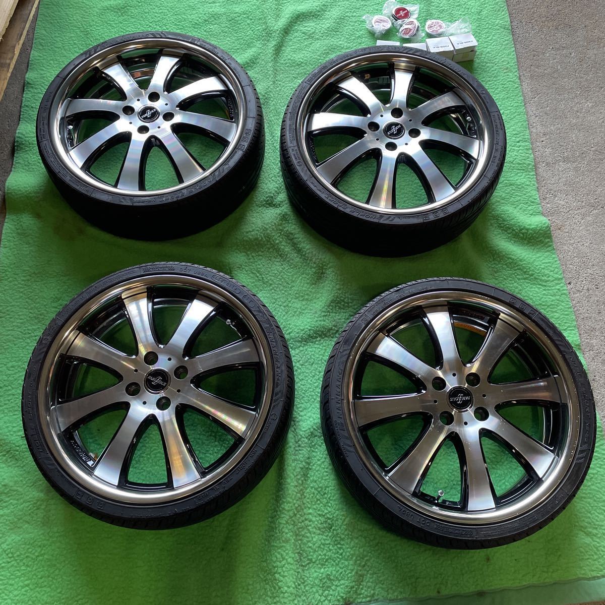 佐賀発 FABULOUS 17インチ ホイール＆タイヤ4本 165/40R17 /4穴/5.5J/+ 