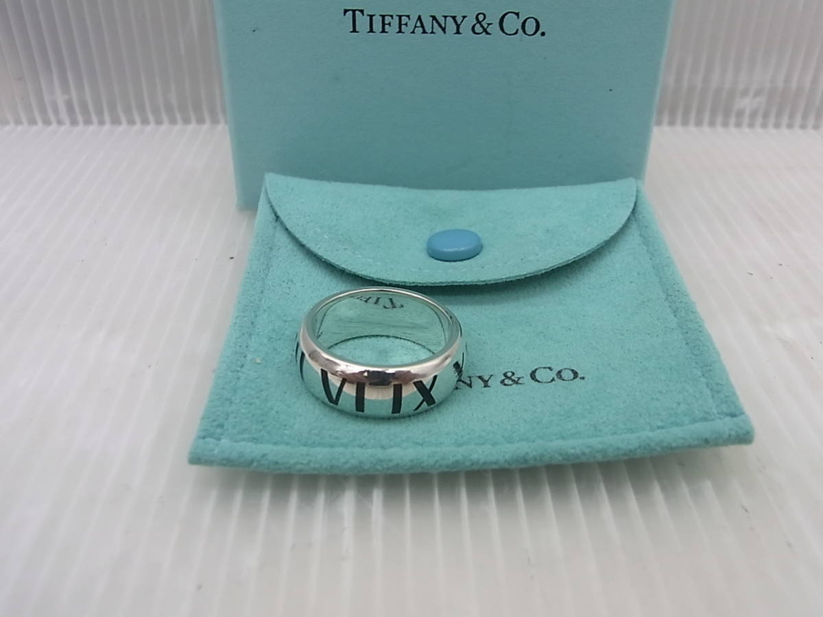 ティファニー 2003 アトラス バンド リング 指輪 13号 シルバー 925
