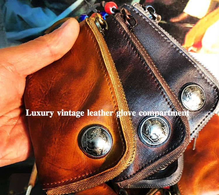 ☆絶品！カーフスキン ハンドメイド シルバー コンチョ 本革 レザー 
