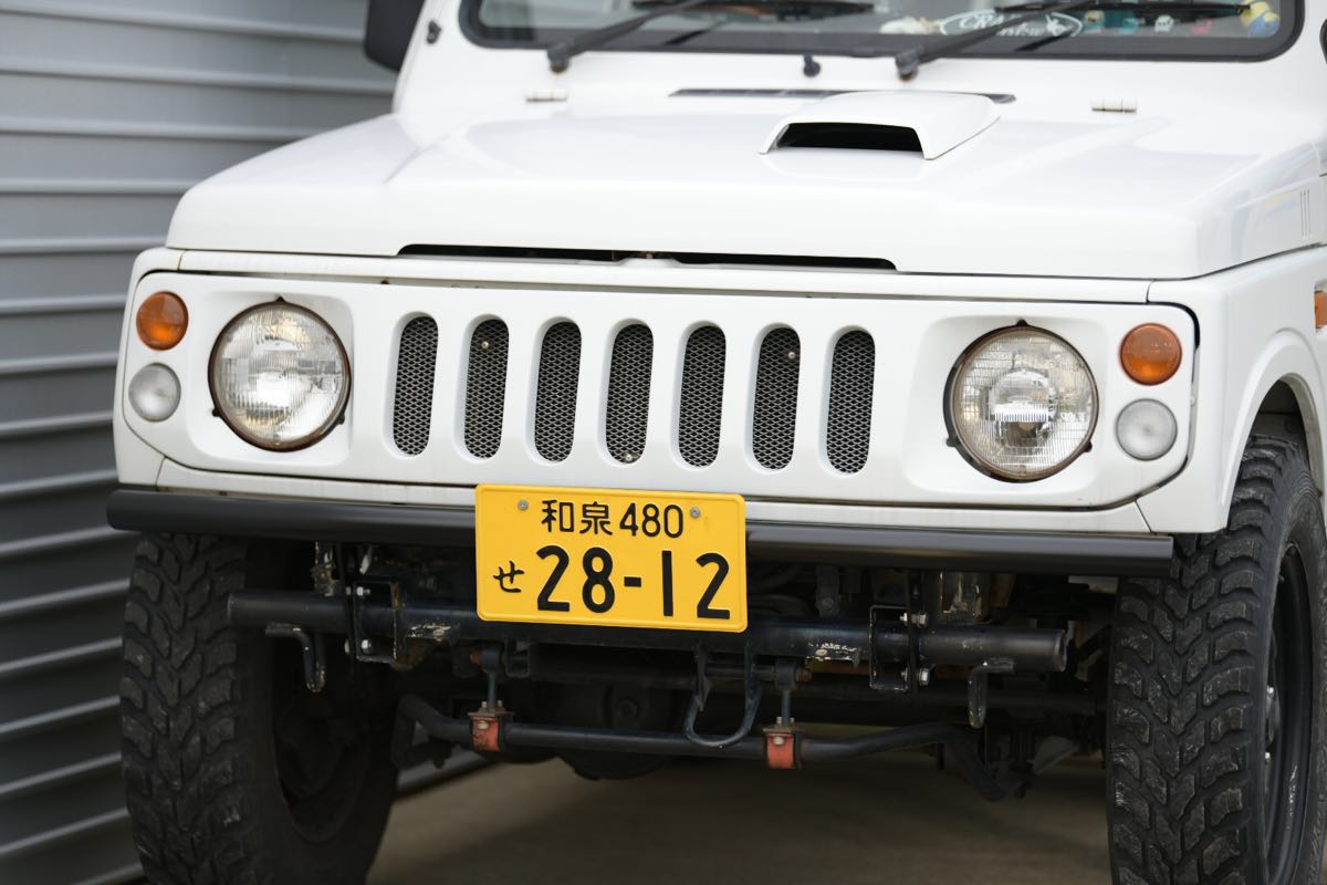 国内生産品 ジムニー JA12 JA22 用 バンパー 前後セット マット