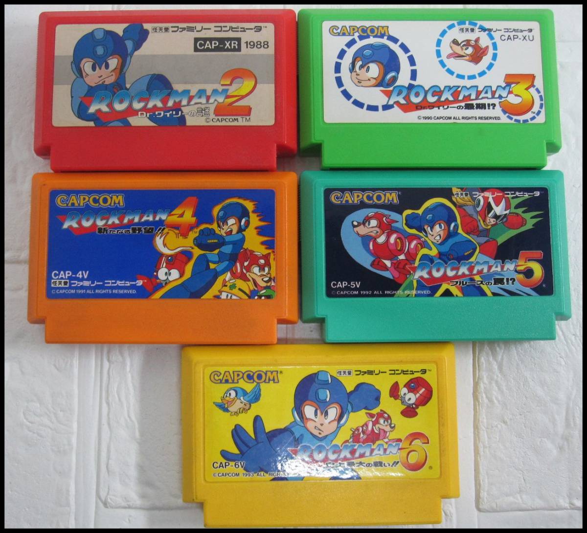 【爆買い，セール】 TN235f 5点セット 任天堂 ファミコン FC ソフト ロックマン シリーズ 2 3 4 5 6 まとめ売り(アクション)｜売買されたオークション情報、yahooの商品情報をアーカイブ公開 - オークファン タイトル