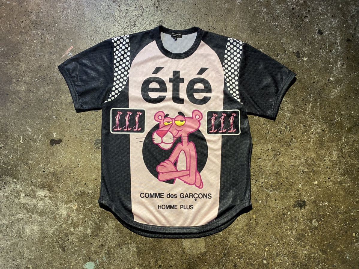 COMME des GARCONS HOMME PLUS 05SS Pink Panther Print Tee 