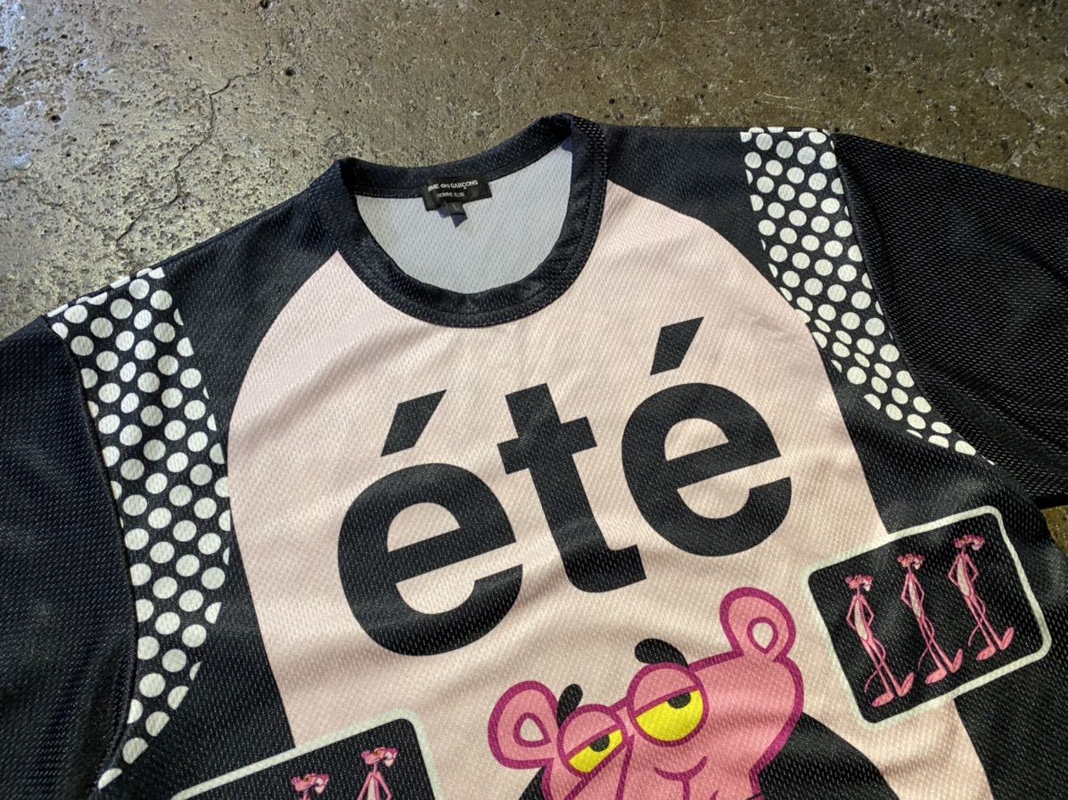 COMME des GARCONS HOMME PLUS 05SS Pink Panther Print Tee 