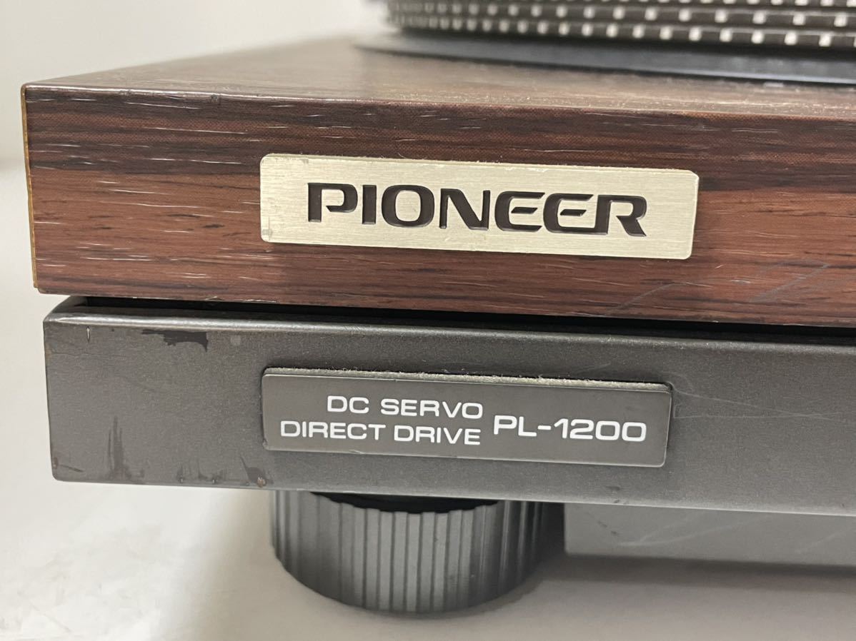 ジャンク 通電OK パイオニア Pioneer レコードプレーヤー ターン