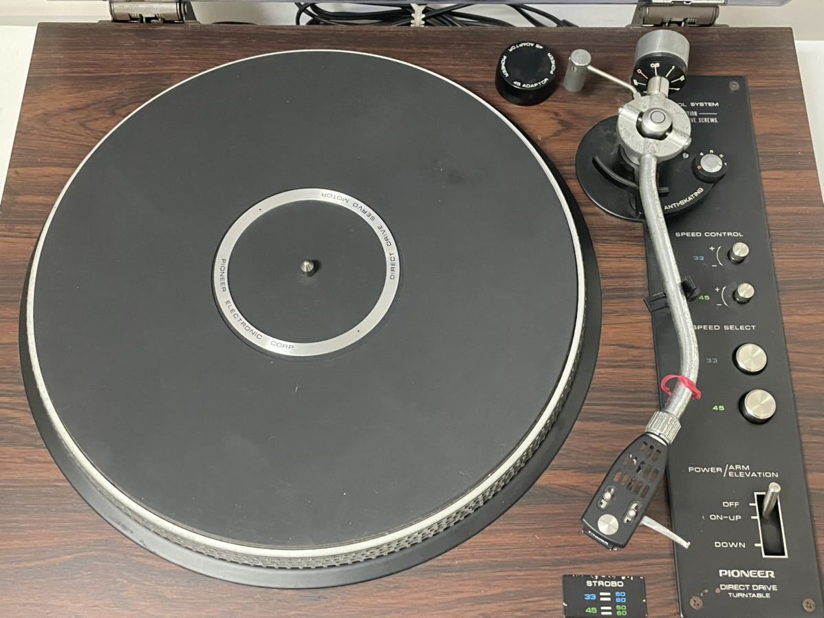 パイオニアレコードプレーヤー(ジャンク) ジャンク 通電OK パイオニア Pioneer レコードプレーヤー ターン