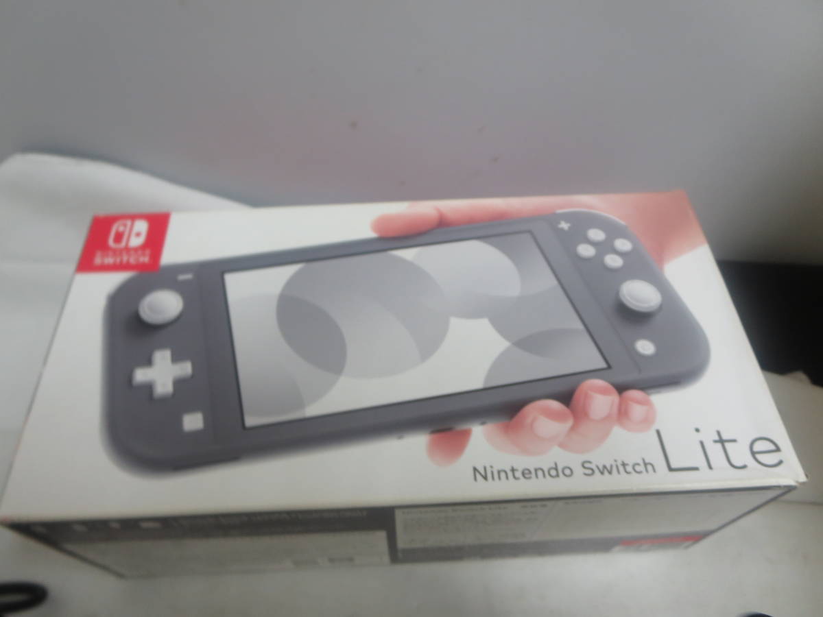 中古 通電確認 ニンテンドー スイッチライト グレー ジャンク扱い 本体
