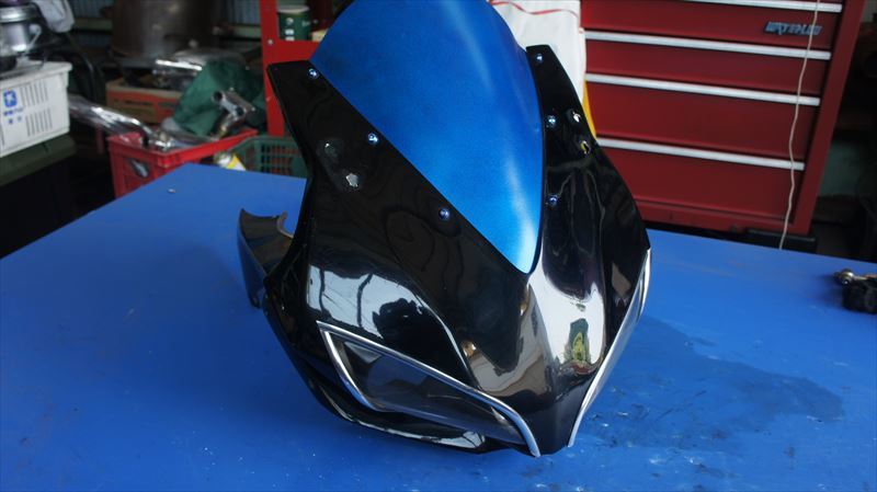 車種不明NSR？50？80？ 社外メーカー不明アッパーカウル