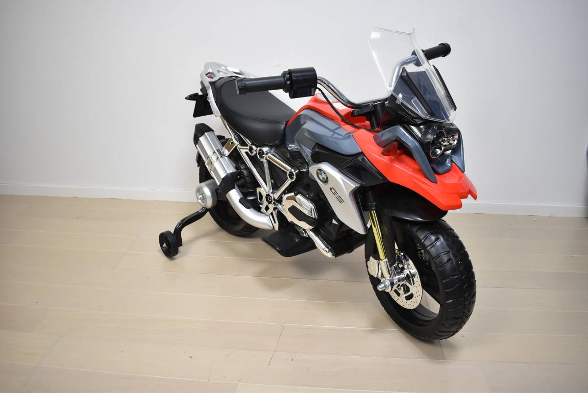 ☆ほぼ新品☆ 電動バイク 子供用 BMW R1200GS 充電ケーブル付き 