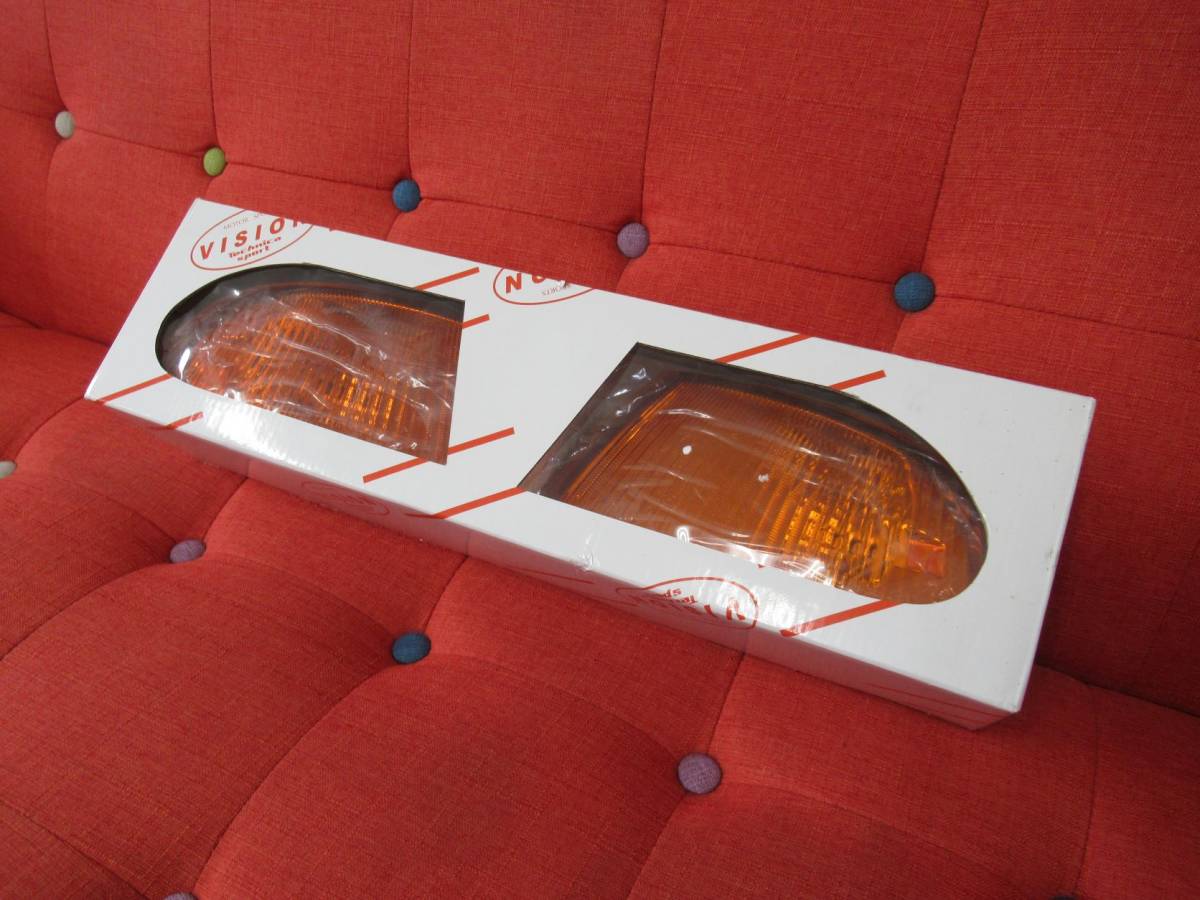 DEEPS★新品EG6シビックSiRテクニカVISIONフロントコーナーレンズ左右セット★検EG3 EG4 EG5 3HB EJ1 USクーペ B16A