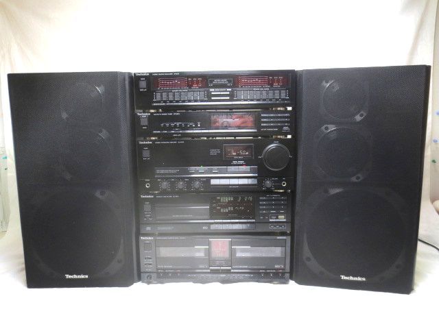 □希少 Technics CDシステム ステレオ SC-CD850□スピーカー SB-CD850
