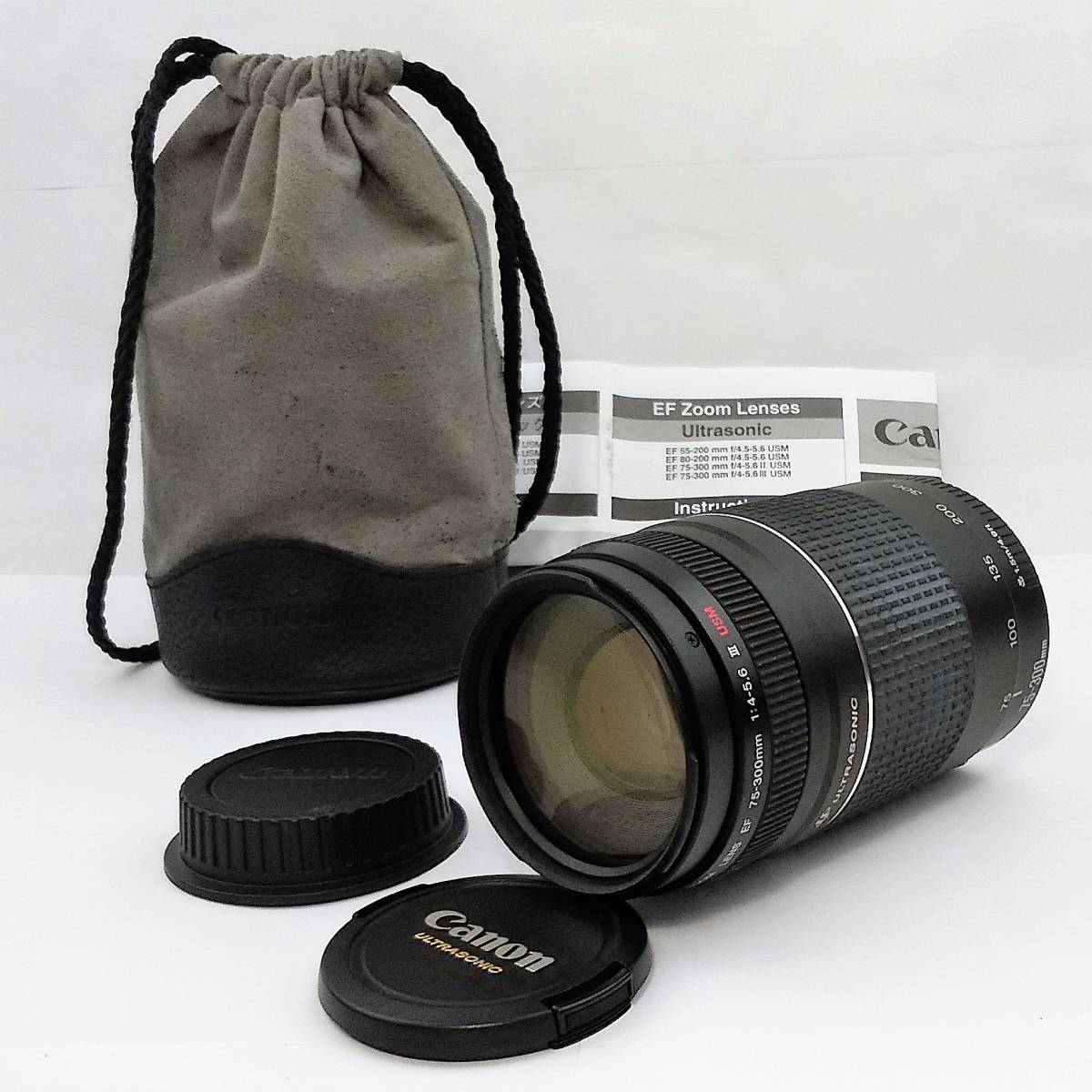 赤字超特価 K/ Canon ZOOM LENS EF 75-300mm 1:4-5.6 Ⅲ USM ULTRASONIC キヤノン ズームレンズ 0427-6(キヤノン)｜売買されたオークション情報、yahooの商品情報をアーカイブ公開 - オークファン キヤノン