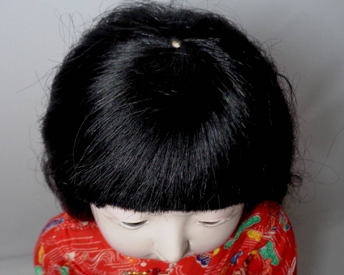 昭和レトロ 市松人形 可愛いお顔の女の子 60cm(市松人形)｜売買された
