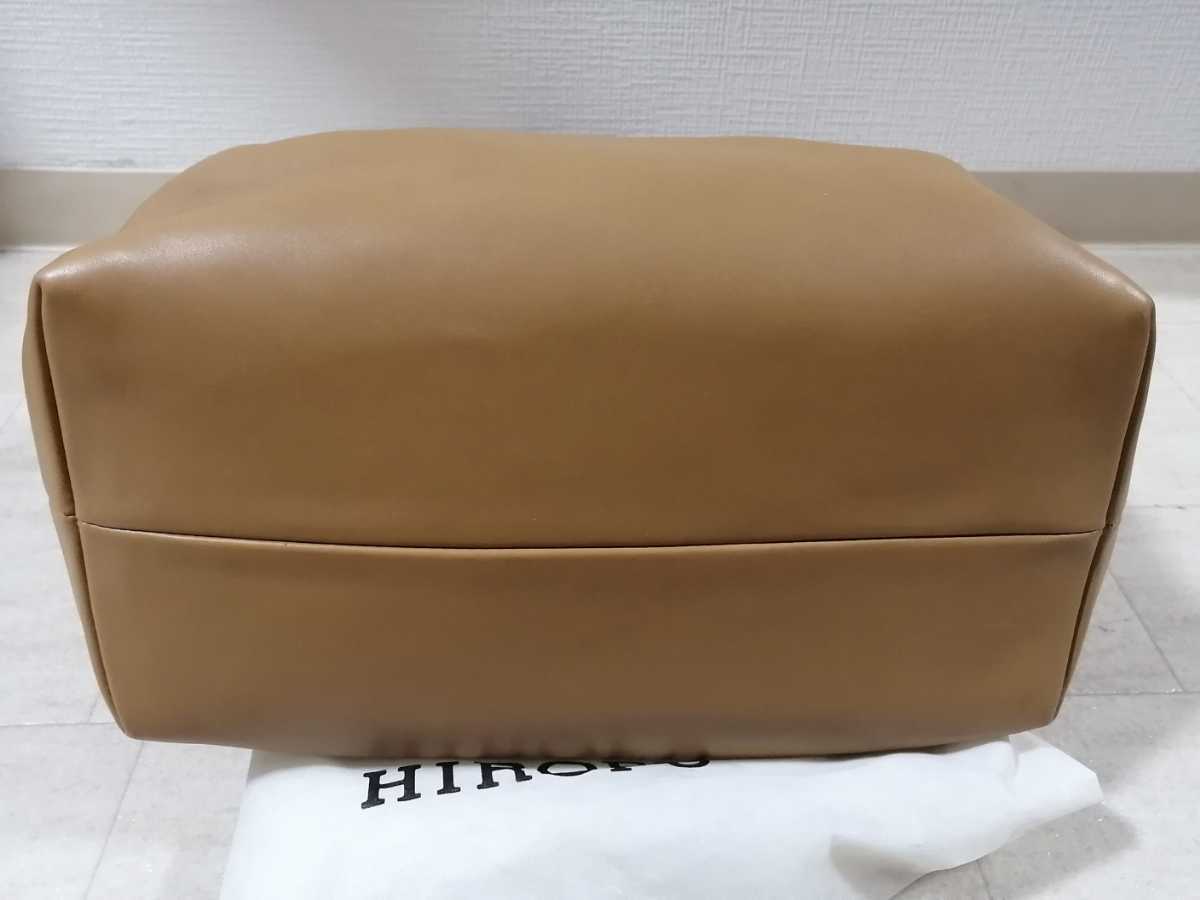 【 美品 】 ヒロフ　トートバッグ　オールレザー　本革　Hロゴ　イタリア製 HIROFU ヒロフ 本革トートバッグ Hロゴ イタリア製