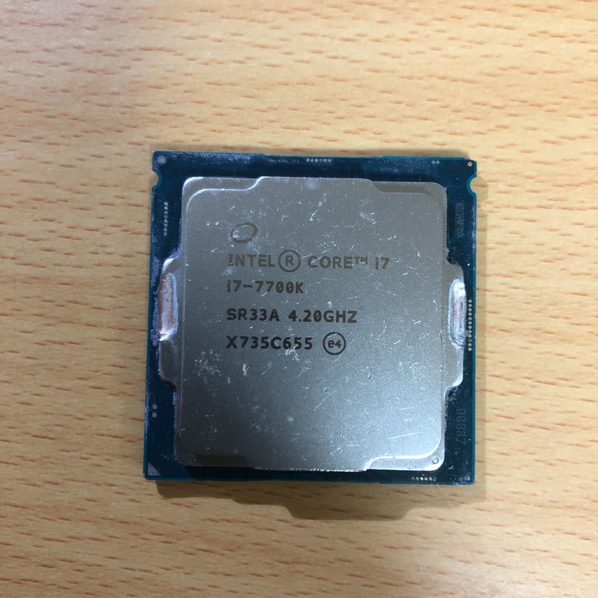 Core I7-7700K インテル CPUジャンク品 Intel i7 CPU 1151中古品 4.2