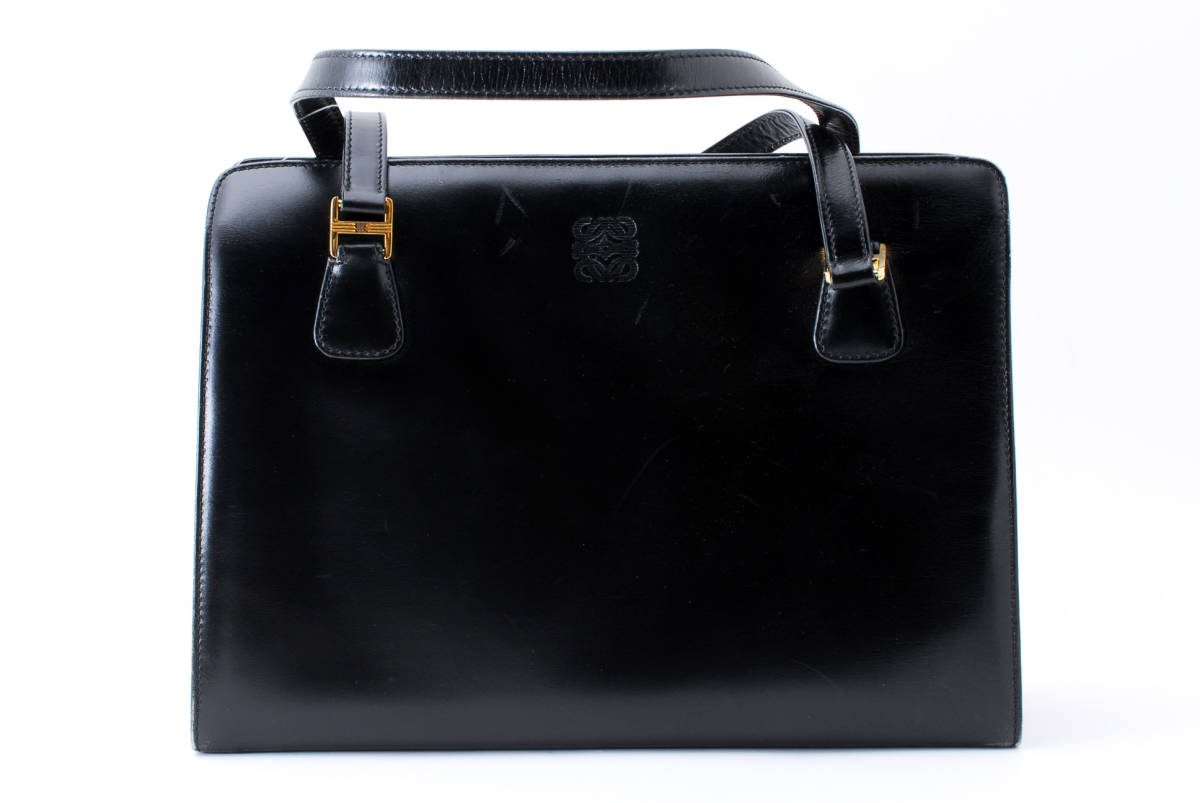 ロエベ LOEWE レザー ボストンバッグ 公式ヴィンテージショップHedy 