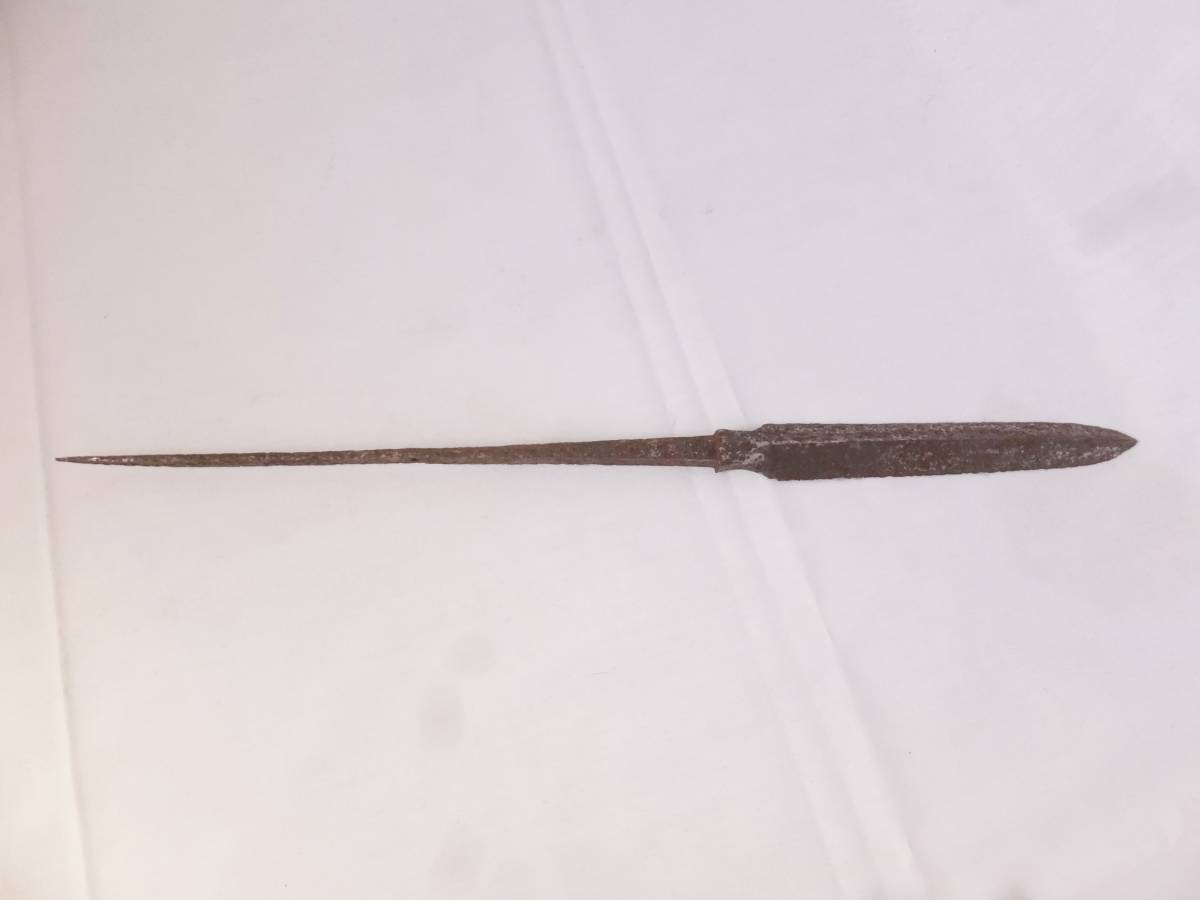 三角槍 合法サイズ刃渡り13，7cm目釘穴1個錆身 2026年最新Yahoo