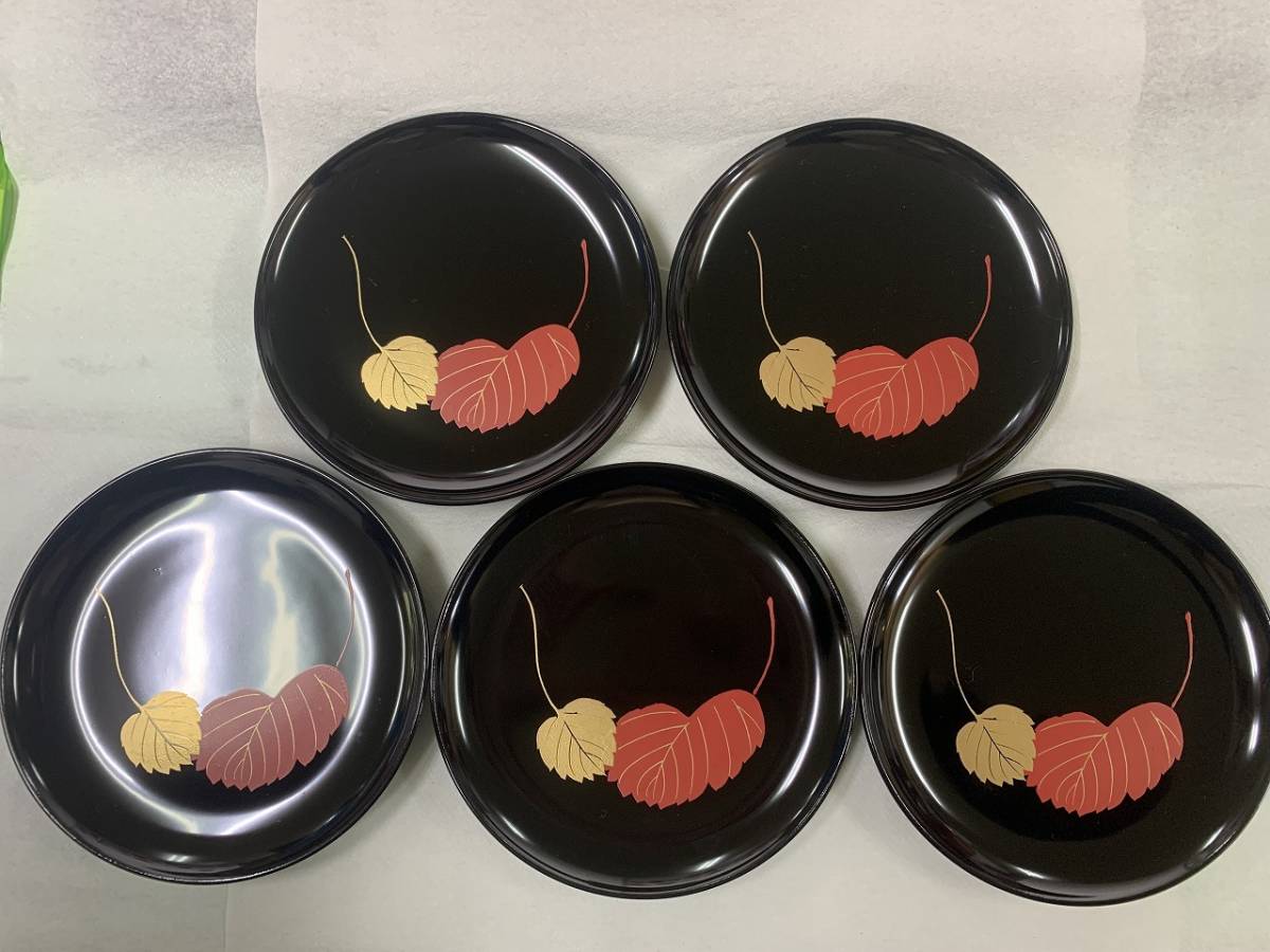 茶道具 棗 黒漆 共箱 日本製 V 山中塗 中棗 国産 木製 伝統工芸 工芸品