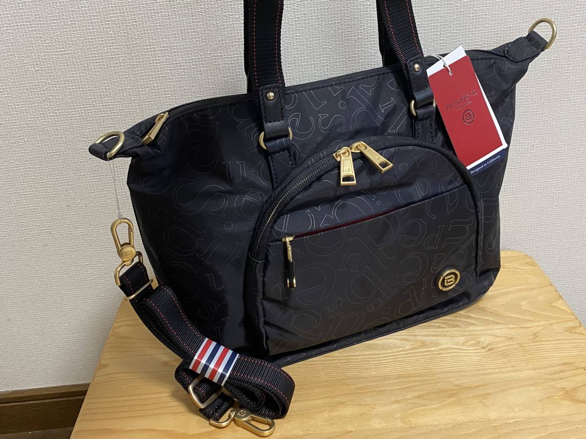 最安値，大人気 斜め掛けOK タグ付 beside u/ビサイユ 婦人2wayバッグ(ナイロン)｜売買されたオークション情報、yahooの商品情報をアーカイブ公開 - オークファン ナイロン