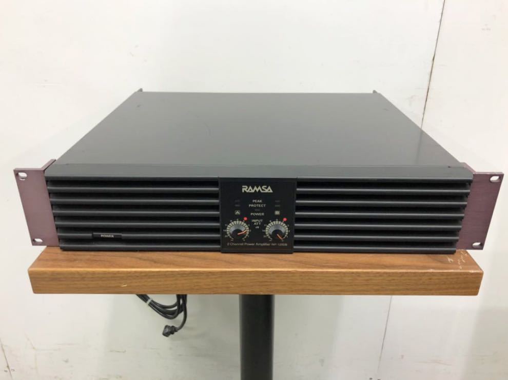 Panasonic RAMSA パナソニック パワーアンプ WP-1200B Amazon.co.jp: RAMSA ラムサ WP-1200B パワーアンプ 200W×200W : 楽器
