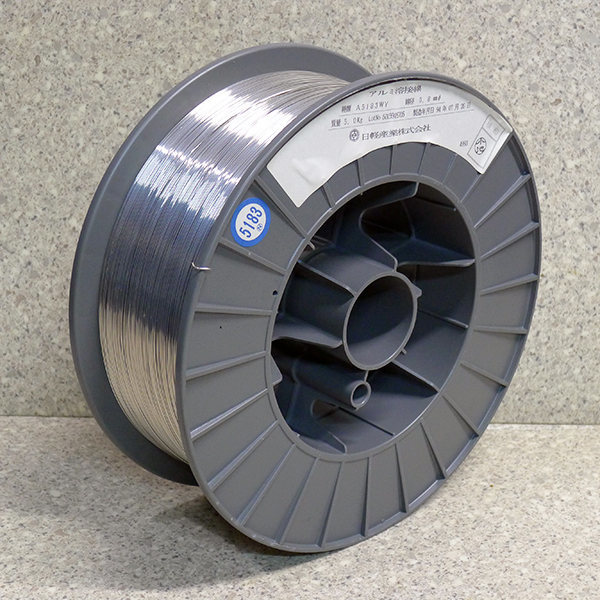 HOT，定番人気 日軽 アルミ MIG 溶接 ワイヤ A5183WY 0.8mm リール込み重量 5.6kg(半自動溶接機)｜売買されたオークション情報、yahooの商品情報をアーカイブ公開 - オークファン 半自動溶接機