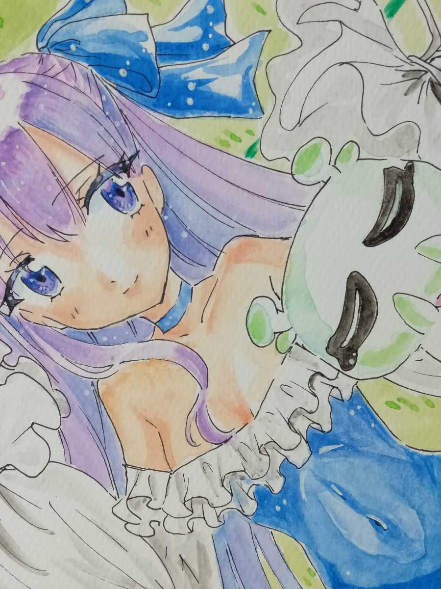 手描きイラスト ラムダ様の腕枕 Fgo ラムダリリス コン 同人 二次創作 B5サイズ 水彩 手描きイラスト 売買されたオークション情報 Yahooの商品情報をアーカイブ公開 オークファン Aucfan Com