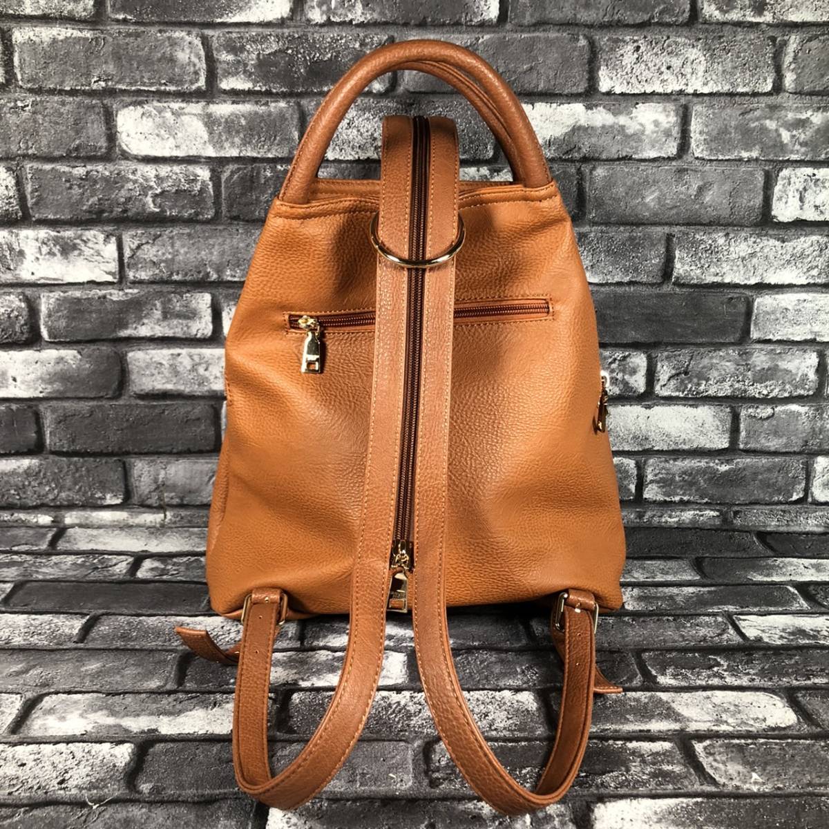 大特価！美品 グッシオ ハンドバッグ リュックサック 2WAY レザー 