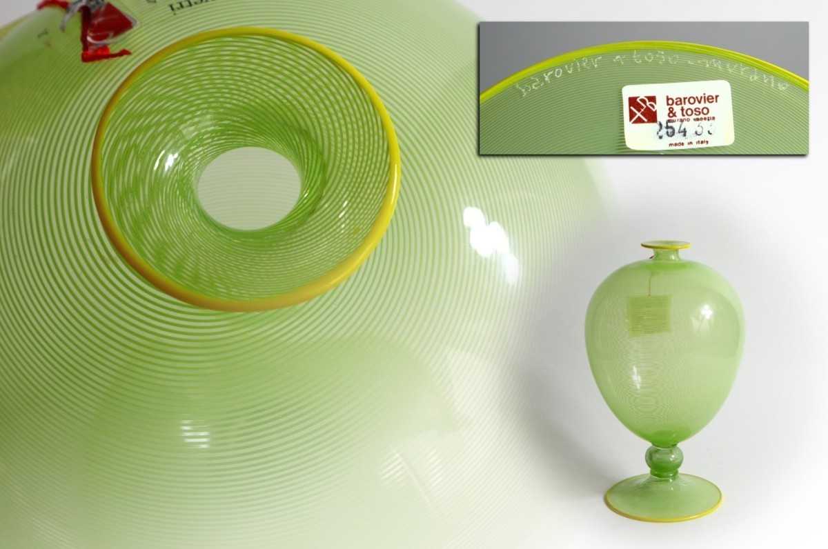 フラワーベース Barovier Vase｜ムラーノガラス（ベネチアングラス 