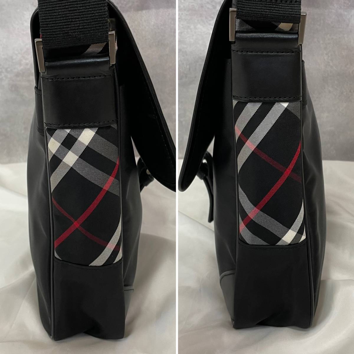 1円 バーバリーブラックレーベル BURBERRY BLACK LABEL ショルダー 