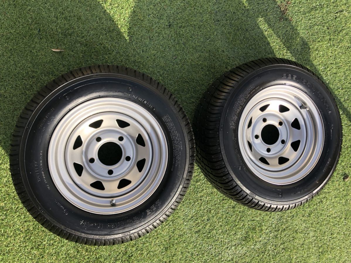 溝あり マックストレーラー 用 225/55 B12 12インチ 104M ワイド