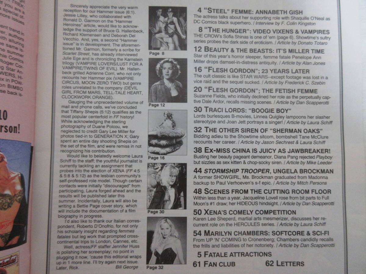 わ Femme Fatales 1997年3冊 B級ホラー映画 フレッシュゴードン ミラジョボビッチ Spawn バタリアン3 ジェーンマンスフィールド 外国語雑誌 売買されたオークション情報 Yahooの商品情報をアーカイブ公開 オークファン Aucfan Com