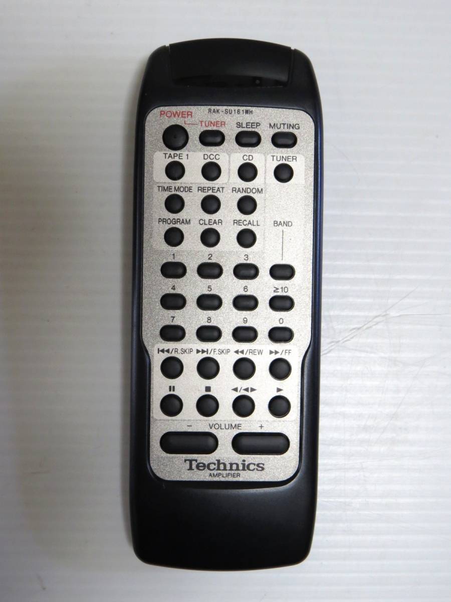 Technics テクニクス プリメインアンプ リモコン RAK-SU161WH technics