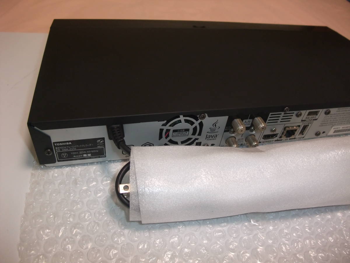 中古品/東芝 /DBR-Z310/2番組同時録画可/1TB換装HDD/外付HDD対応/純正リモコン，各種ケーブル付属即接続視聴可能/保存用BDディスク作成に DBR-Z310 東芝 TOSHIBA 中古品 新作登場，お得 2012年