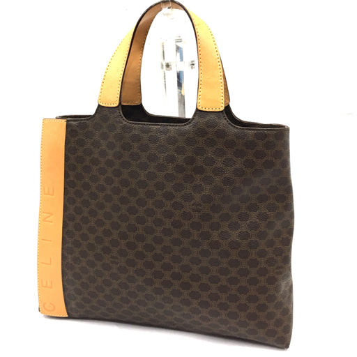1円~ 美品 【最高の逸品】 CELINE セリーヌ マカダム トリオンフ