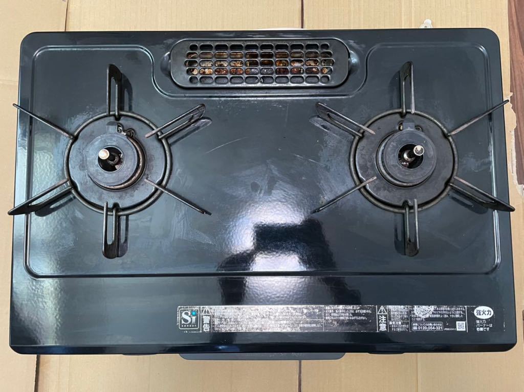 リンナイ RTE640BK2R ガスコンロ ホース付き Rinnai ガステ－ブル 都市ガス 中古 グリル未使用